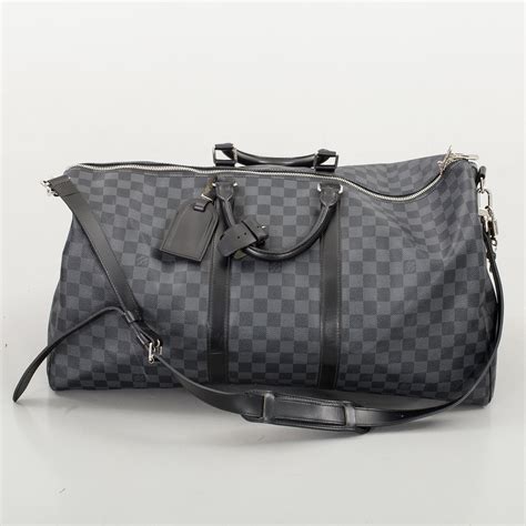 louis vuitton keepall 55 damier graphite gebraucht|keepall bandouliere 55 price.